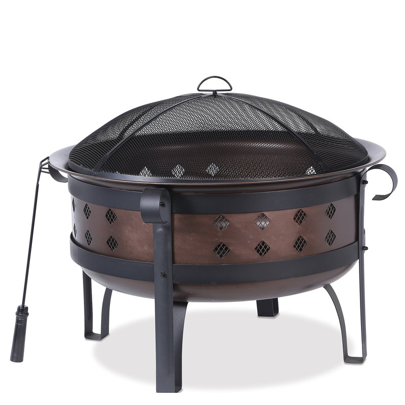 wayfair steel fire pit